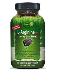 Irwin Naturals L-Arginine + Horny Goat Weed - Main