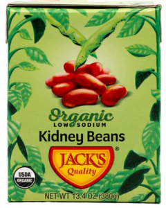 Jack's Quality Low Sodium Kidney Beans, 13.4 oz.