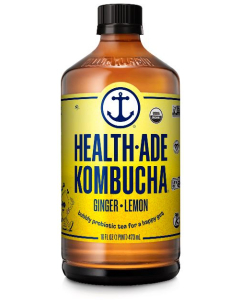 Health Ade Ginger Lemon Kombucha, 16 oz.