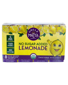 Uncle Matt's Lemonade 8 Juice Boxes - Main