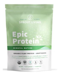 Sprout Living Epic Protein Mindful Matcha - Front view