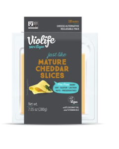 Violife Mature Cheddar Slices - Main