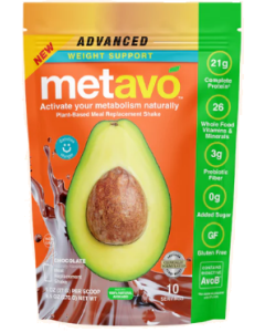 Metavo Advanced Weight Support Meal Replacement Chocolate, 9.5 oz.