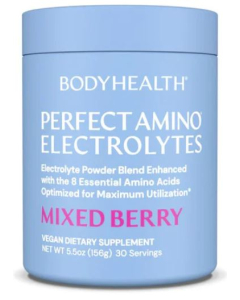 BodyHealth Perfect Amino Electrolytes Mixed Berry, 5.5 oz.