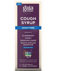 Gaia Nighttime Cough Syrup - Main