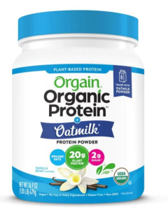 Orgain Organic Oat Milk Protein Vanilla, 1.05 lbs.