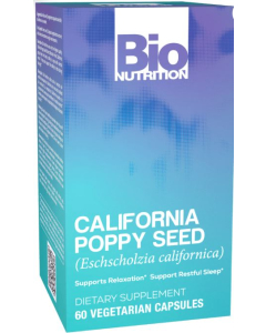 Bio Nutrition California Poppy, 60 capsules