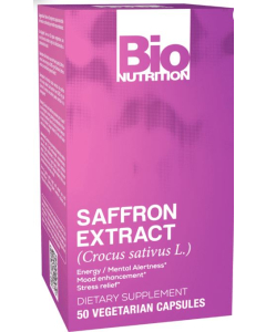 Bio Nutrition Saffron, 50 capsules