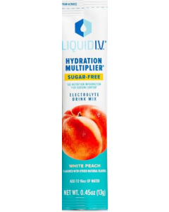 Liquid IV Sugar Free White Peach Hydration Multiplier, 1 packet