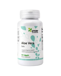 Lucky Vitamin Aloe Vera 10,000 mg - 100 Softgels
