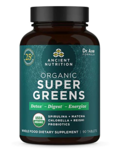 Ancient Nutrition Organic Supergreen Tablets - Main