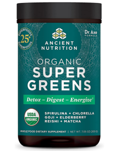 Ancient Nutrition Organic SuperGreens Powder, 7.05 oz.