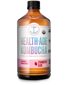 Health Ade Strawberry Glow  Kombucha, 16 oz.