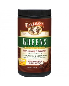 Barlean's Greens Chocolate Silk Powder, 9.52 oz