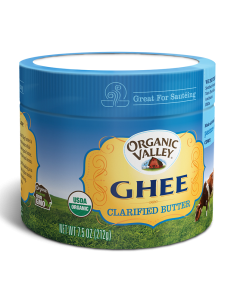 Organic Valley Ghee, Clarified Butter - Front view