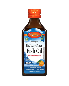 Carlson The Very Finest Fish Oil, Orange Flavor, 6.7 fl. oz.