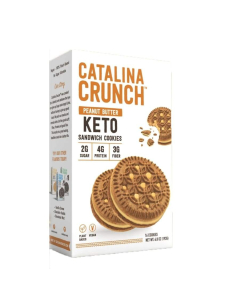 Catalina Crunch Keto Sandwich Cookies, Peanut Butter