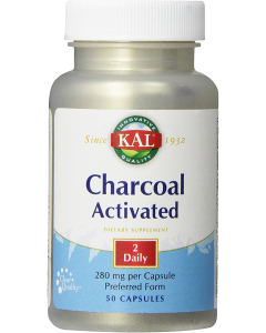 KAL Charcoal Activated, 50 Capsules