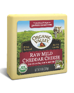 Organic Valley Raw Mild Cheddar Cheese