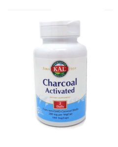 KAL Charcoal Activated, 100 Capsules