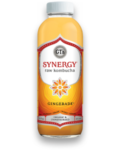 GT's Organic Synergy Raw Kombucha, Gingerade