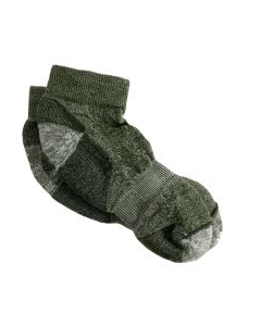 Maggie's Organic Wool Urban Trail Ankle Sock, Green Color