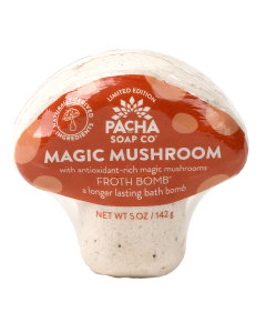Pacha Soap Co. Magic Mushroom Froth Bomb - Front view