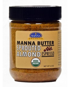 Manna Organics Spouted Almond Espresso Butter