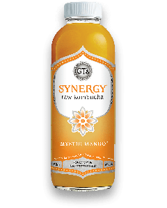 GT's Organic Synergy Raw Kombucha, Mystic Mango