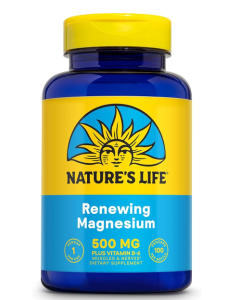 Nature's Life Magnesium 500 mg, 100 Capsules