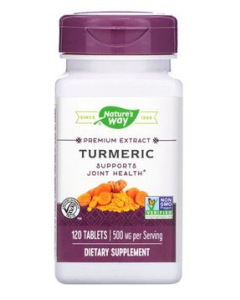 Nature's Way Turmeric Standardized Extract, 120 Tablets