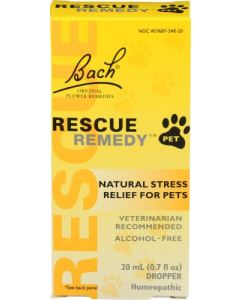 Bach Rescue Remedy Natural Stress Relief for Pets, 20 ml