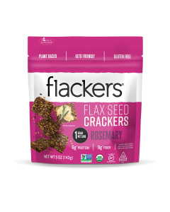 Flackers Rosemary Flaxseed Crackers Package