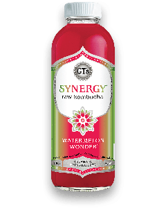GT's Organic Synergy Raw Kombucha, Watermelon Wonder