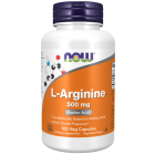 NOW Foods L-Arginine 500 mg - 100 Veg Capsules