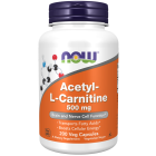 NOW Foods Acetyl-L-Carnitine 500 mg - 200 Veg Capsules