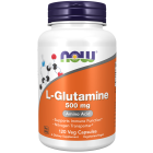 NOW Foods L-Glutamine 500 mg - 120 Veg Capsules