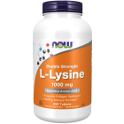 NOW Foods  L-Lysine, Double Strength 1000 mg - 250 Tablets