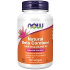NOW Foods Beta Carotene, Natural 7,500 mcg - 180 Softgels