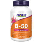 NOW Foods Vitamin B-50 mg - 100 Veg Capsules