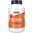 NOW Foods Vitamin C-500 Calcium Ascorbate-C - 250 Veg Capsules