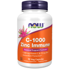 NOW Foods C-1000 Zinc Immune - 90 Veg Capsules