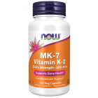 NOW Foods MK-7 Vitamin K-2, Extra Strength 300 mcg - 120 Veg Capsules
