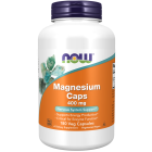 NOW Foods Magnesium 400 mg - 180 Veg Capsules