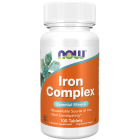NOW Foods Iron Complex Vegetarian - 100 Tablets