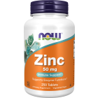 NOW Foods Zinc 50 mg - 250 Tablets