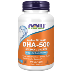 NOW Foods DHA-500 Fish Oil, Double Strength - 90 Softgels