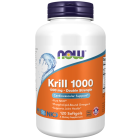 NOW Foods Krill 1000, Double Strength 1000 mg - 120 Softgels