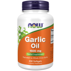 NOW Foods Garlic Oil 1500 mg - 250 Softgels