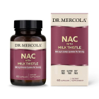 Dr. Mercola NAC with Milk Thistle, 60 Capsules